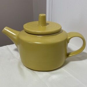 CRATE & BARREL B. Eigen Designed Tea Pot in Mustard Yellow
